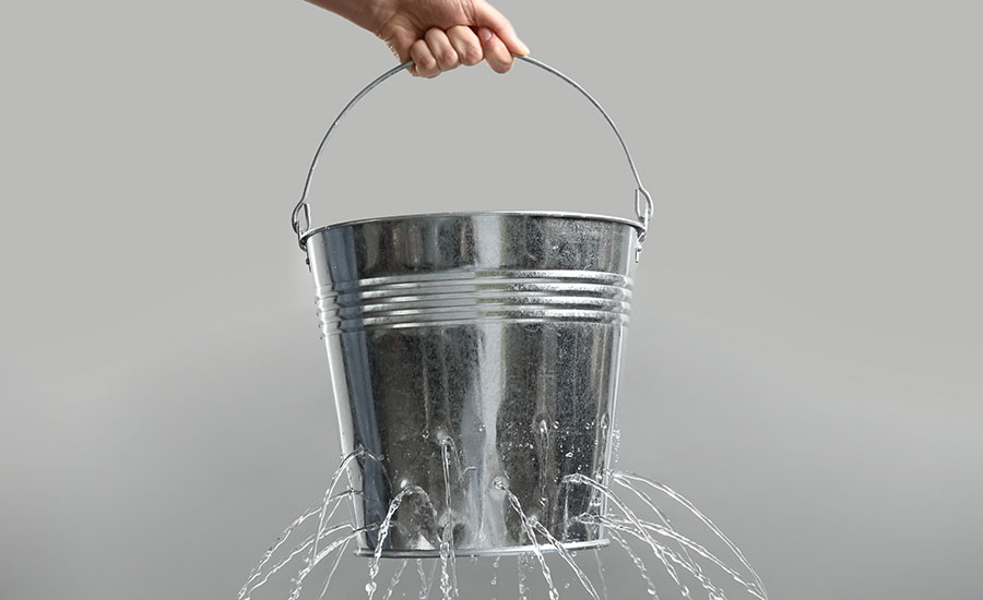 Think of your finances as a leaking bucket and start plugging the holes - Making the most of finances
