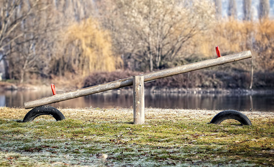 Seesaw effect
