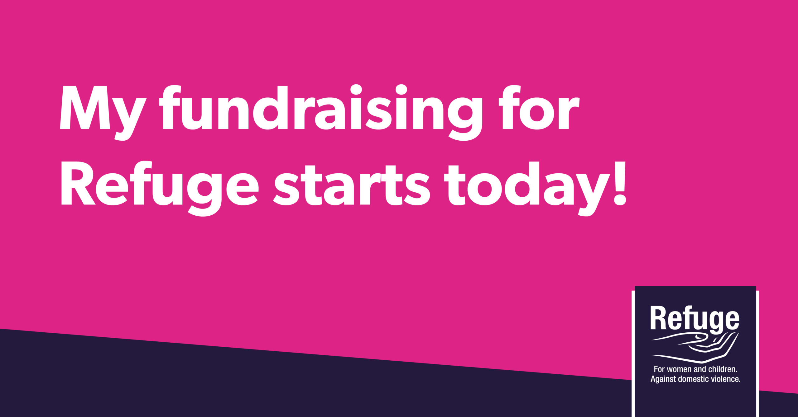 Walking For Refuge - Eleanor McGillie, Communications Director is taking part in the 56 Miles Challenge for Refuge
