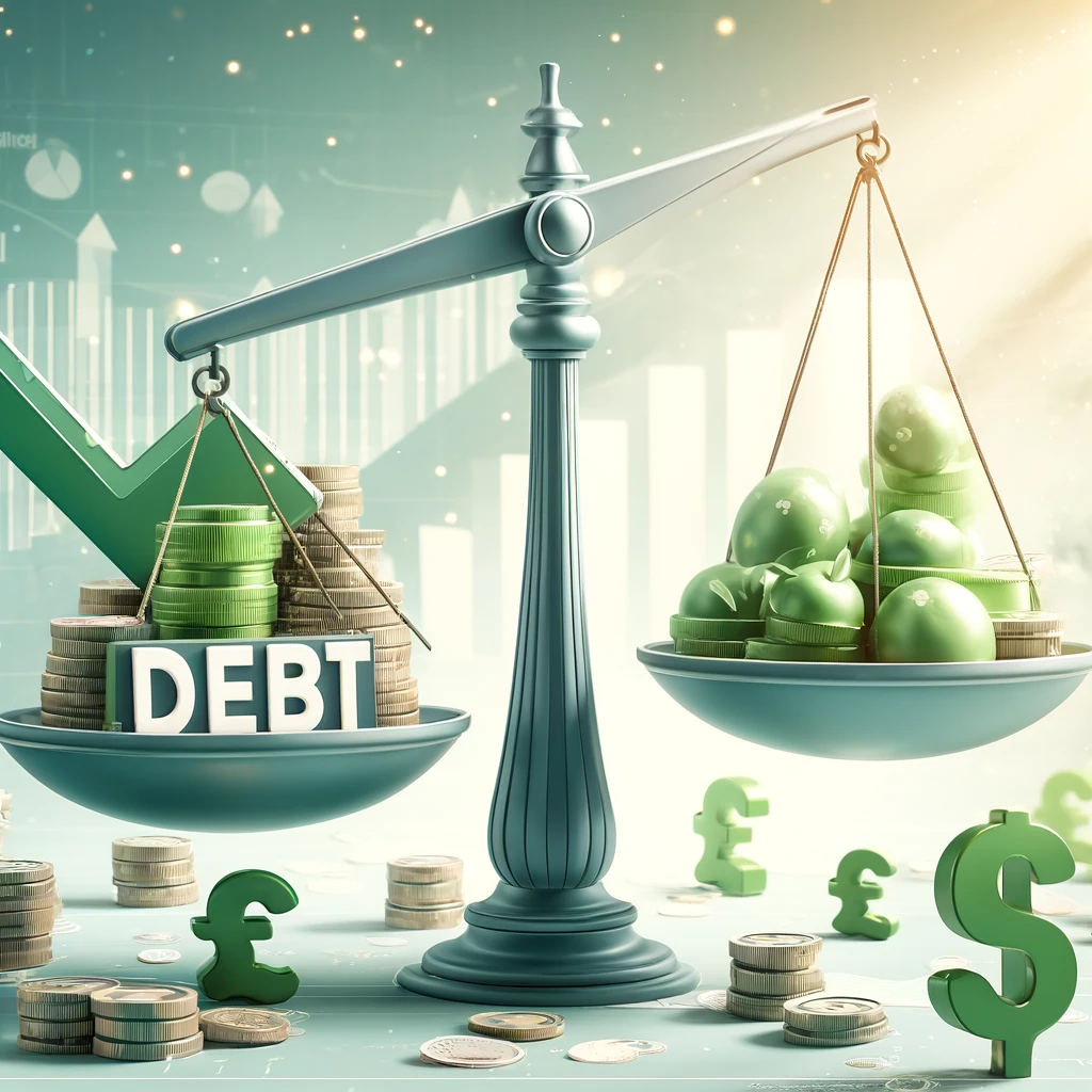 Lowering debt costs - *image is generated by AI