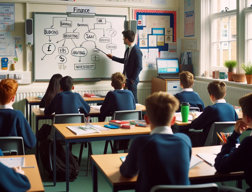 Should finance be taught in schools? - *image is generated by AI